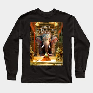 Greng Jai: Thai Politeness; Afraid to Offend on a Dark Background Long Sleeve T-Shirt